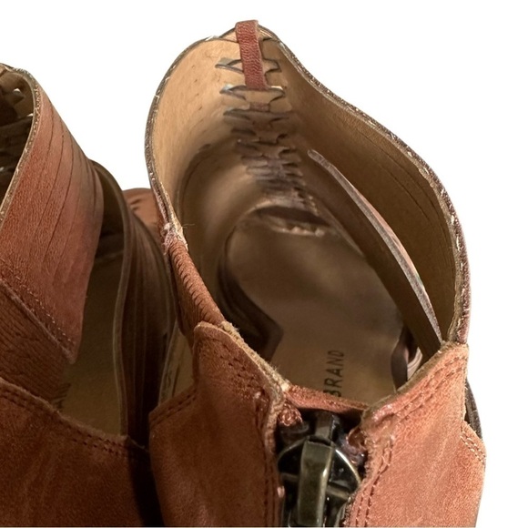 Lucky Brand Woven-Leather Open-Toe Block-Heel Sandal - Picture 14 of 14